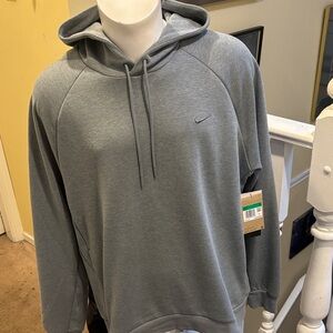 Nike Men's Light Gray Hoodie
